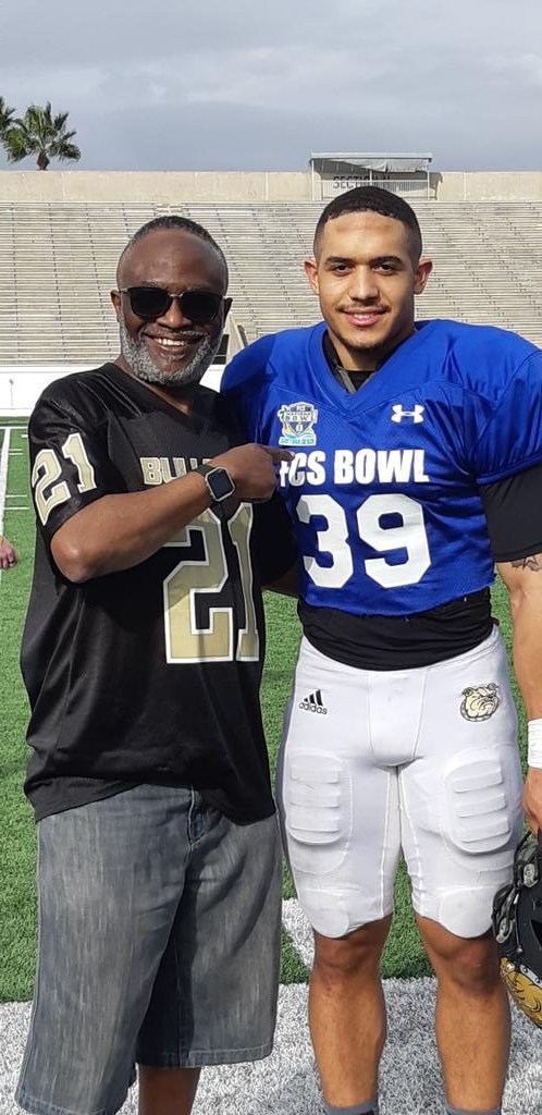 drtai2's tweet photo. Congrats to @BryantUFootball RB @danieladeboboye and Kicker @LukeSamperi for a great game at the @FCSBOWL today in Daytona Beach Florida! The Best is yet to come in Jesus name! Thank you all for your prayers!ππ½ #Godisgood #BlessedandHighlyFavoured #ExpectToWin π https://t.co/Jpc8MckQoQ