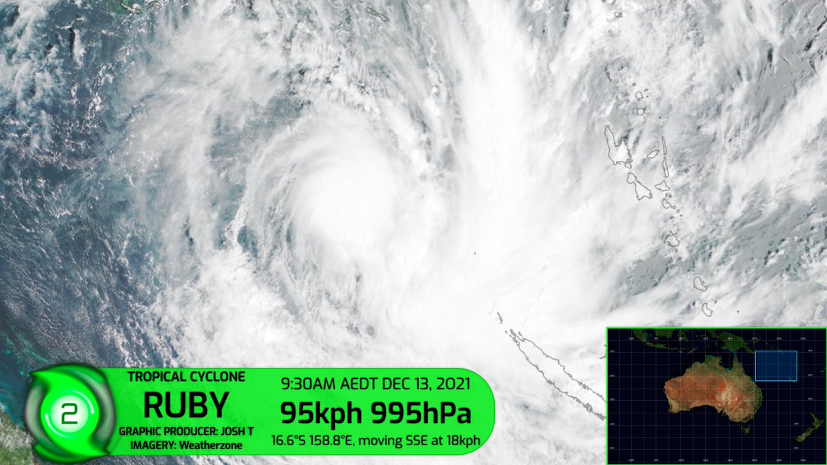 ForceThirteenAU's tweet image. #Australia #TCRuby Cat 2 continues to intensify as she tracks towards New Caledonia.