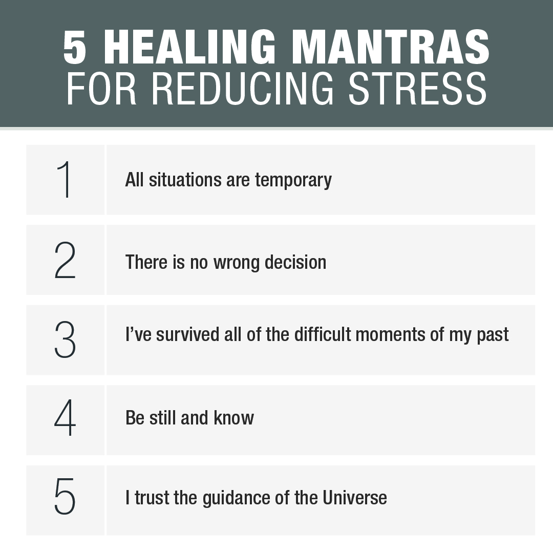 5 Healing Mantras For Reducing stress. #stressrelief #healingmantras, #anxietyrelief #mantra #gratitude