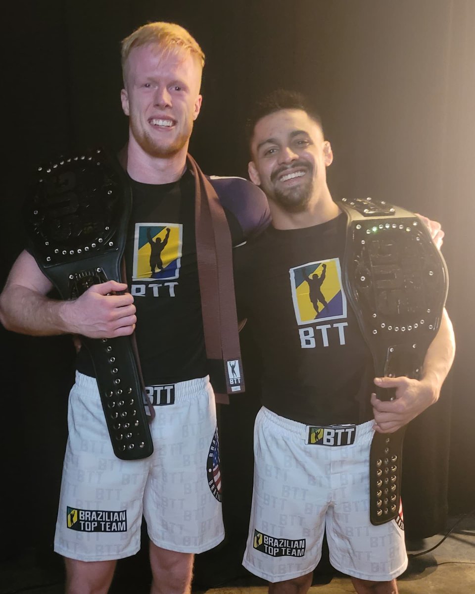 SUG_Grappling's tweet photo. NEW Tag Team Jiu Jitsu Champions: TEAM BTT...

And NEWWWW Brown belt Charlie Gilpin as presented by teammate and coach Gustavo Bessa!

We all just had an incredible moment of jiu jitsu...and it continues on @ufcfightpass for SUG 29 in 5 minutes!! https://t.co/fkP2ITaen4