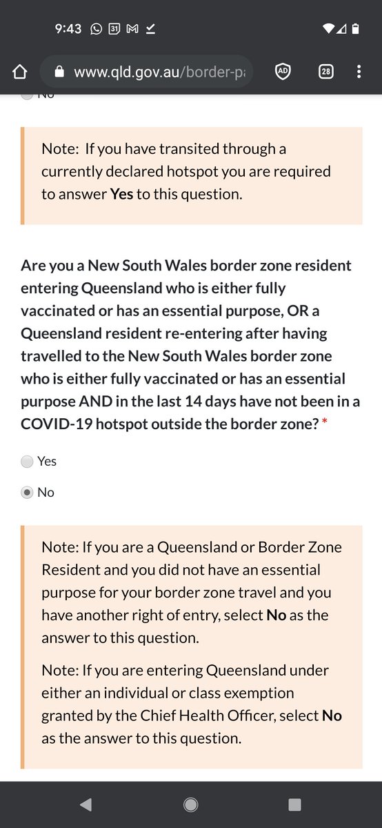 aebaranov's tweet photo. It's about time the QLD Gov start using the latest Style Manual. Border Pass Declaration Form is mostly incomprehensible, even for a native English speaker 🤯 https://t.co/osI69yhPil