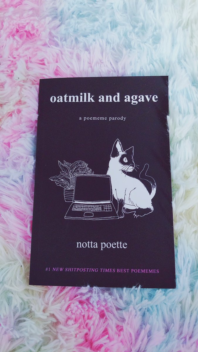 notrupi's tweet photo. my new / first book
'oatmilk and agave: a poememe parody'
is now available in paperback &amp; e-book!

https://t.co/DEL9BSEBi7 💕✨ https://t.co/xlQdRQiVjy