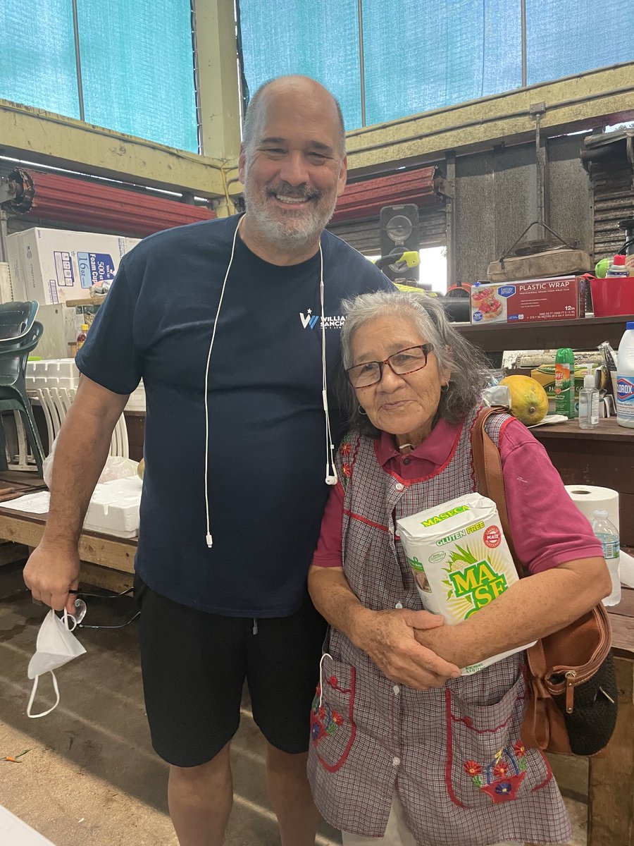 sanchezforsen's tweet photo. Old beautiful friend that has been running a vegetable stand in south miami flea market for over 15 years. She was so happy to hear Iโm running for senate. Itโs people like her that drive our campaign!! #momentum #fleamarket #sanchezforsenate https://t.co/H67uknylGy
