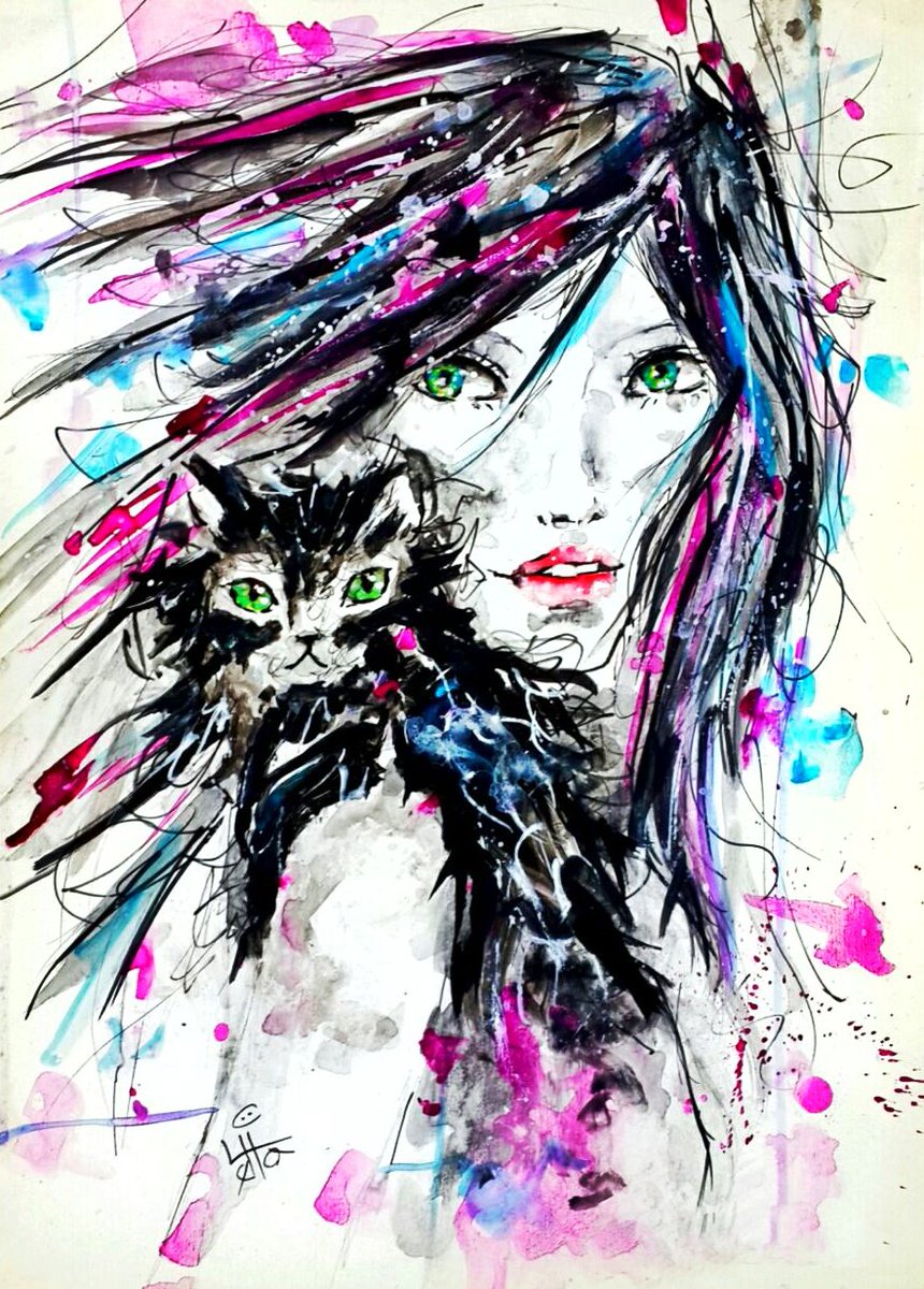 Attractive Girl Like Her Cat

~<a href="/LFakhrealami/">Leila Fakhrealami👩🏻‍🎨NFTNYC 2024.2025</a> 

opensea.io/collection/lei…

#nftcollector #nftartist #NFTCommunity