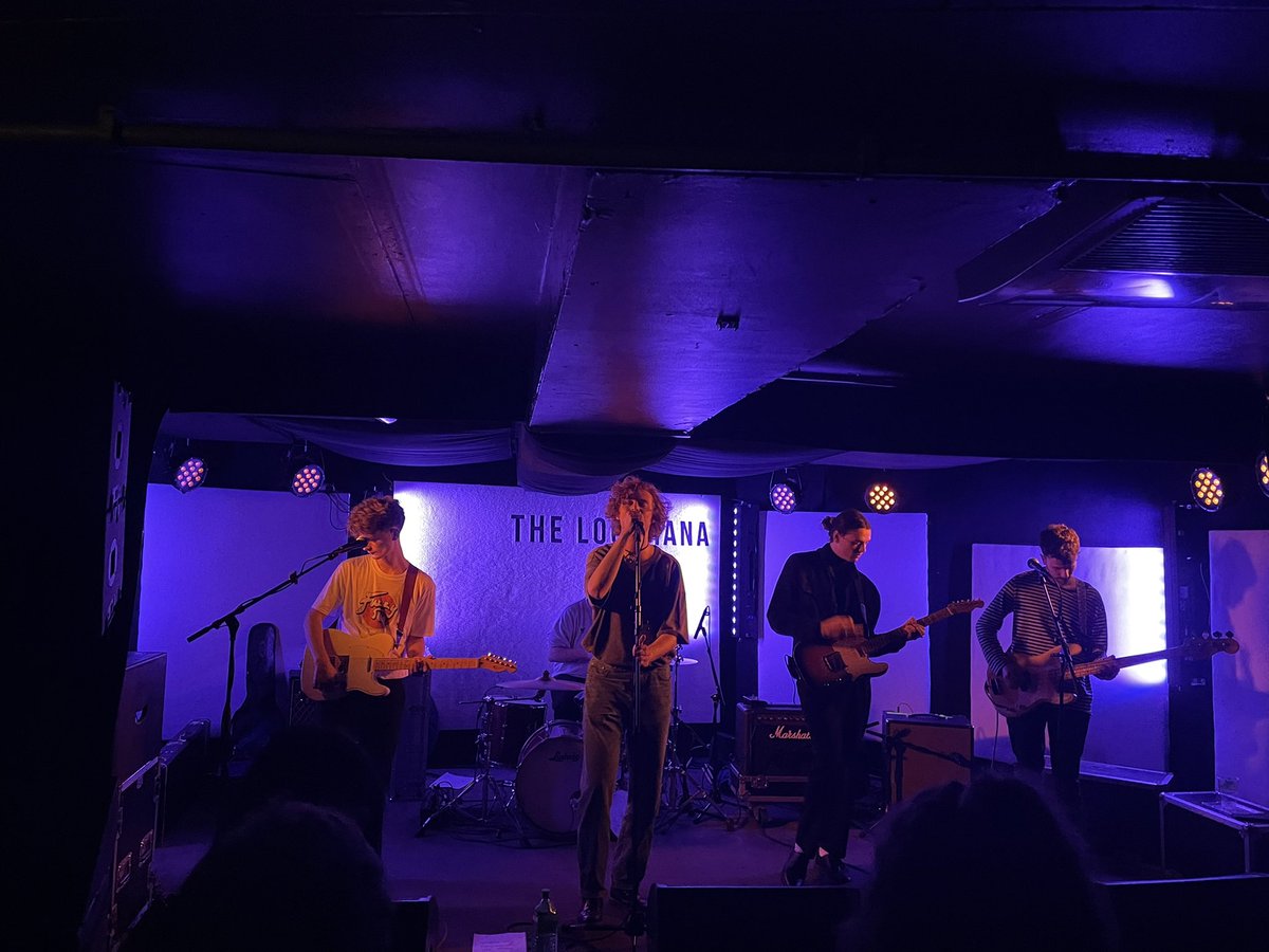 Here’s <a href="/ConcordDriveUk/">CONCORD DRIVE</a> @LouisianaBris, warming up #Bristol on a December night.