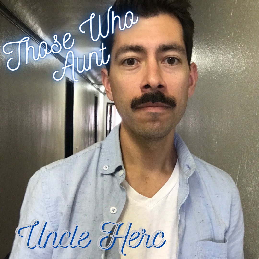 thosewhoaunt's tweet photo. Our collegial convo w/Uncle Herc includes donkey 🧀, the 🌎 of macadamia, sniff films, uncling heights, &amp;The Put Down Artist.

Uncle Herc=the wise &amp; wonderful Darius De La Cruz. Darius is an actor/director you can 👀 in @anoisewithin A Christmas Carol, North Star &amp; S2 of Hunters. https://t.co/o88ZQXuZlk