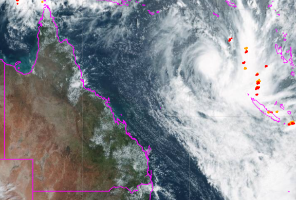 HOSIKOZI's tweet image. BOM_Qld: Sunshine for lots of #Qld in contrast to #CycloneRuby over the northeast Coral Sea. The chance of showers about southeast and northeast tropical coasts. Thunderstorms possible in the north. Floods ongoing in the south. Full details …
