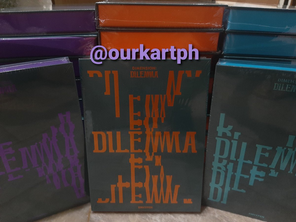 ourkartph's tweet photo. ENHYPEN DIMENSION DILEMMA SET SEALED ALBUM WITH RANDOM POB AND POSTER ESSENTIAL FIRST PRESS onhand wts lfb

SET
—P2645 + lsf

SET WITH ESS
—P3295 + lsf

LIMITED SLOTS

mop: gcash, bpi
dop: 5 days after reservation
mod: sdd, ggx, lbc

reply mine or send a DM 😊 https://t.co/SFS3YWKVDe