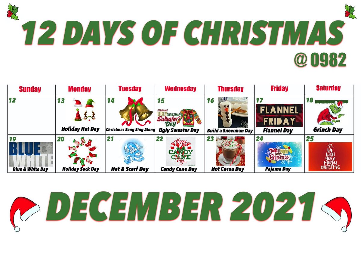 🎄☃️🎄Celebrating 12 Days of Christmas @ 0982🎄☃️🎄#TisTheSeason #SpreadingHolidayCheer #EastWindsorWins