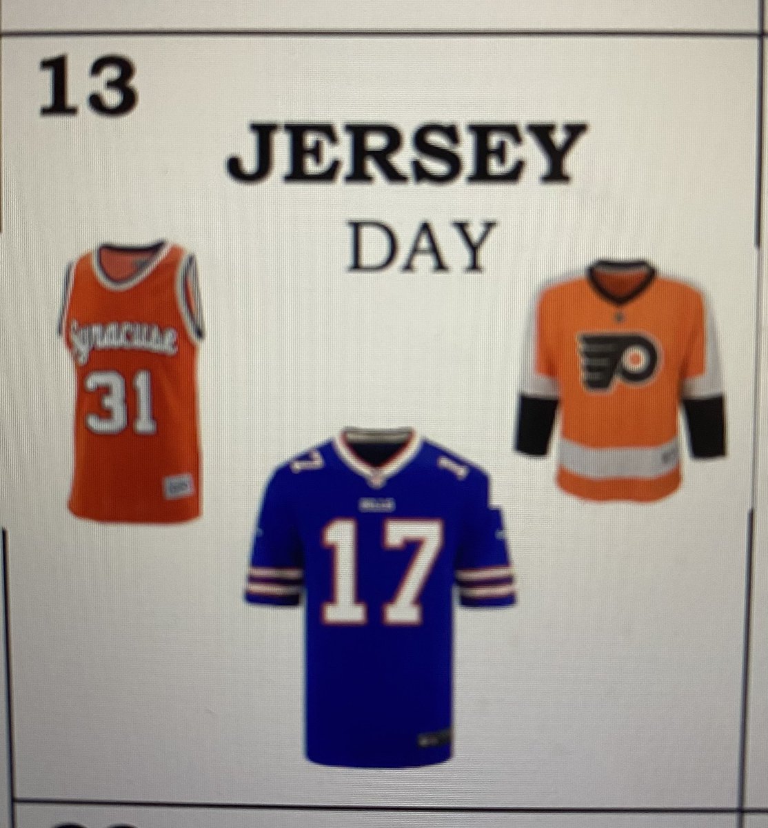 LpoolStudentAct's tweet photo. Starting Monday off with Day 4 of the 12 Days…Jersey/Sports Day!! https://t.co/I1v4KGJcVy