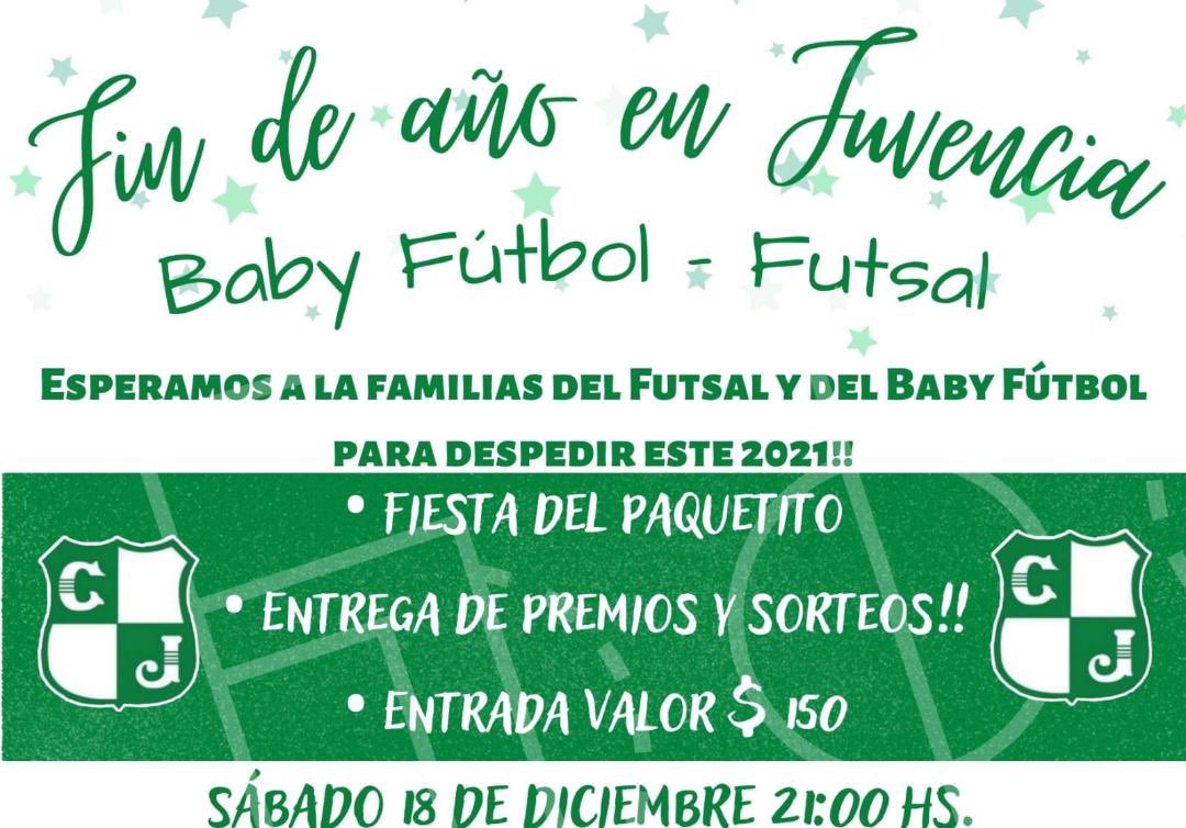 ✨FIESTA FIN DE AÑO✨.
El sábado 18/12 desde las 21 hs los esperamos a todos para celebrar un año más juntos. 
Las entradas tienen un costo de $150,- y se venderán en secretaría desde él líneas hasta el viernes en el horario de 18 a 20.30 Hs. 

#SomosJuvencia 🇳🇬
