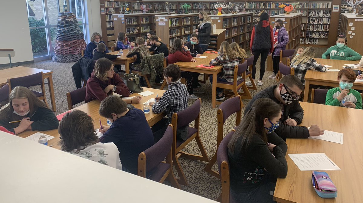 APCCHS's tweet photo. The Red Devil Duos met up for the first time on Friday.  Great to see our students building connections between elementary, middle &amp; high school students. #WeAreCC https://t.co/wYqCXUxJvB
