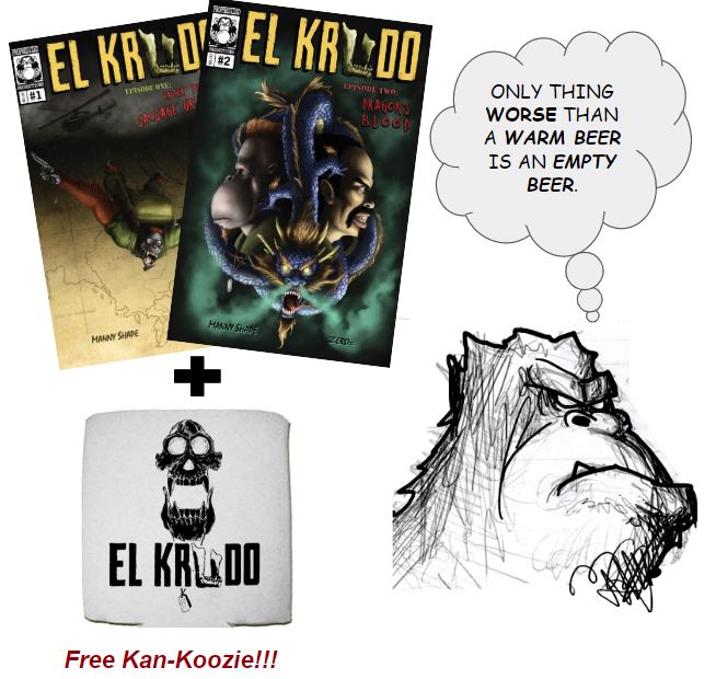 All comics come with a free EK-Can-Coozie
#indiecomcis