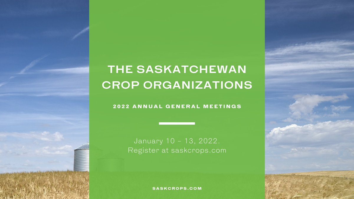 SaskCrops (@saskcrops) on Twitter photo CropSphere is on hold! Join the Saskatchewan crop organizations for their 2022 AGMS, held online, in-person at <a href="/PrairielandPark/">Prairieland Park</a> in #YXE, or both online & in person. For more info & to register visit ow.ly/ofCF50H8X3H. #SkCropOrganizations #Saskatchewan #Agriculture #SaskAg CropSphere is on hold! Join the Saskatchewan crop organizations for their 2022 AGMS, held online, in-person at <a href="/PrairielandPark/">Prairieland Park</a> in #YXE, or both online & in person. For more info & to register visit ow.ly/ofCF50H8X3H. #SkCropOrganizations #Saskatchewan #Agriculture #SaskAg