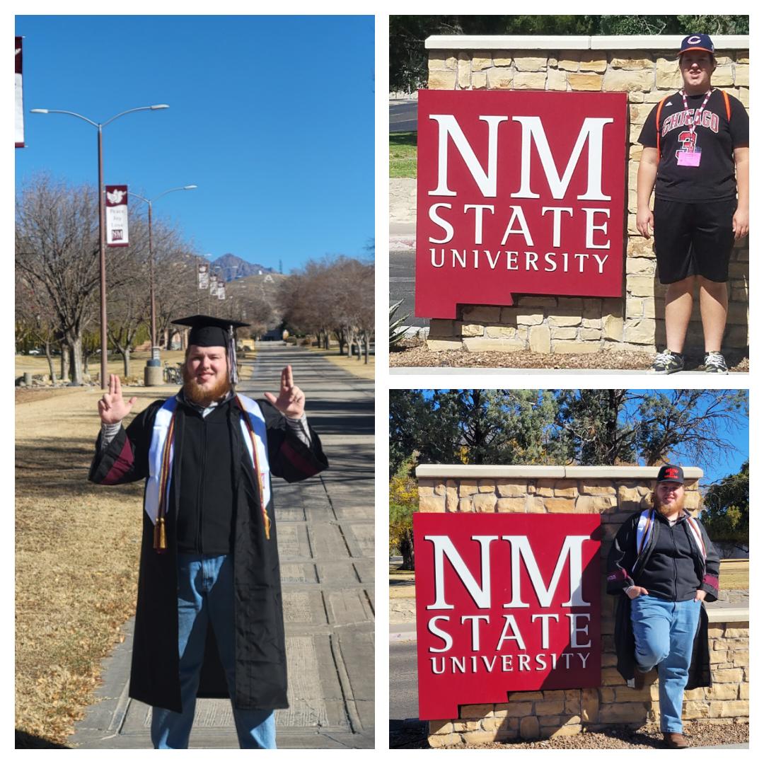 NickellKim's tweet photo. Officially an NMSU Alumni #AggieUp https://t.co/H24XUACSz0
