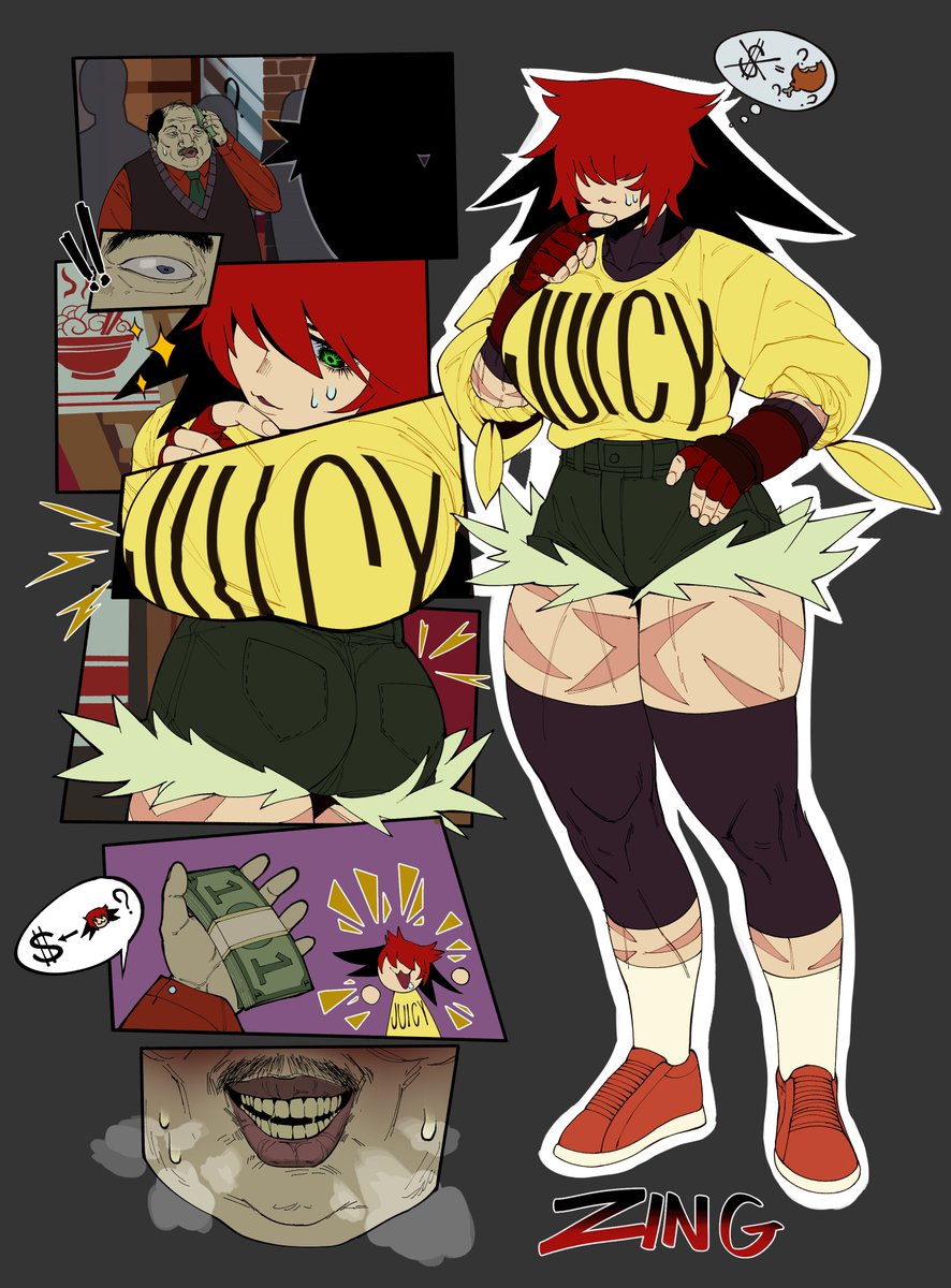 She hungy for some chicky nuggies and now she need some Moolah ( 1/2 )