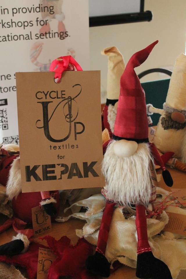 RWN_Roscommon's tweet photo. @KepakGroup Athleague is bringing #Sustainable Christmas Cheer to its clients and staff by commissioning RWN CycleUp Social Enterprise to make their Christmas Gifts. CycleUp have been busily making Upcycled Textile Gnomes and Christmas decorations for this festive Kepak order. https://t.co/eSUaJwKl0a