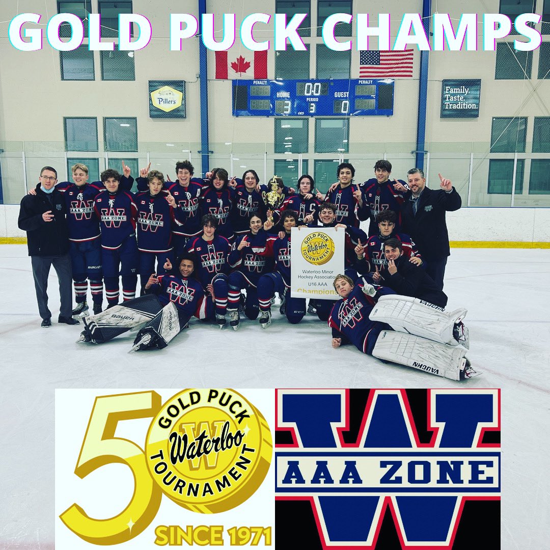 windsorzoneU16's tweet photo. Boys take the Waterloo Gold Puck!!! Way to Go Zone!!! https://t.co/ZWM9TMhnri