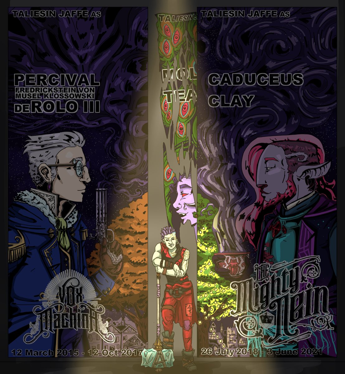 fshieldmaiden's tweet photo. The new kids! (1/2) #criticalrolefanart https://t.co/y7c3Wp8tji