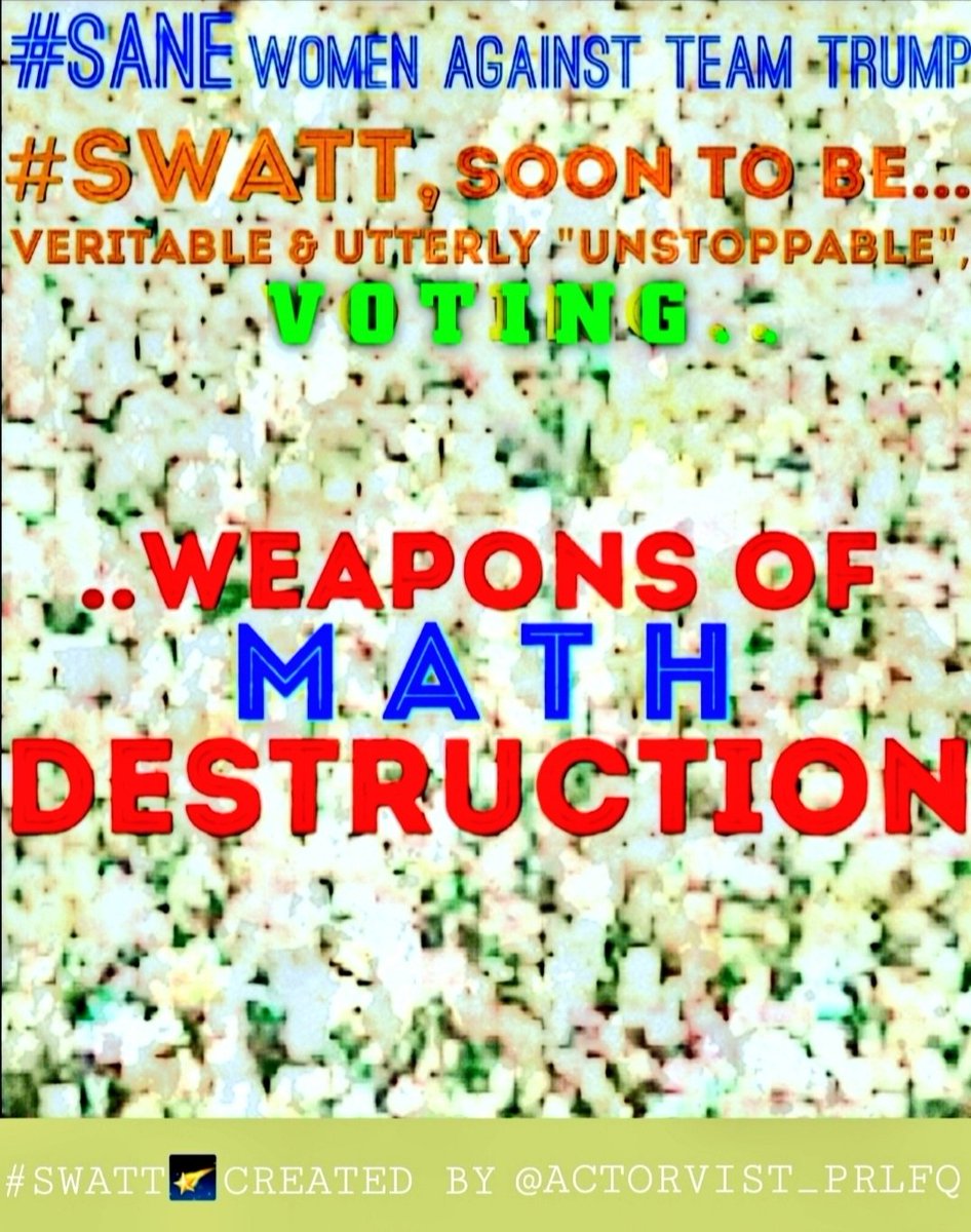 ACTORVIST_PRLFQ's tweet photo. @PerkinsJanie #YESWEMUST2022 🌊🌊🌊
#weaponsofmathdestruction https://t.co/NCkiR7xVpM