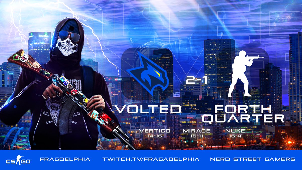 It ain’t over till it’s over! We take down #FourthQuarter in the <a href="/fragadelphia/">FRAG</a> Frag 16 Denver LAN to move in the the Grand Final and a rematch against <a href="/Strife_Team/">Strife</a> 
It all comes down to this with the $10,000 prize pool on the line!
📺 twitch.tv/fragadelphia