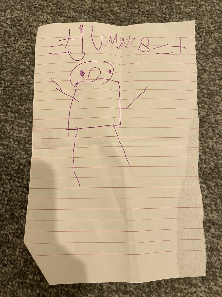 Today I was given this picture, drawn by the granddaughter of my patient. She told me that this was her Grandpa and if I took it with me and put it in my pocket, I would always know when her Grandpa needed a nurse… she asked me to promise I wouldn’t forget to look after him 🧸😥