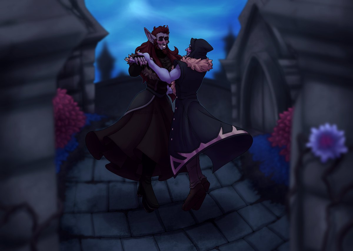 Starry_Tiger's tweet photo. Before #VenthyrWeek ends I want to bring back some of my favourite venthyr related pieces I've drawn π¦ https://t.co/yCYcFO7fof