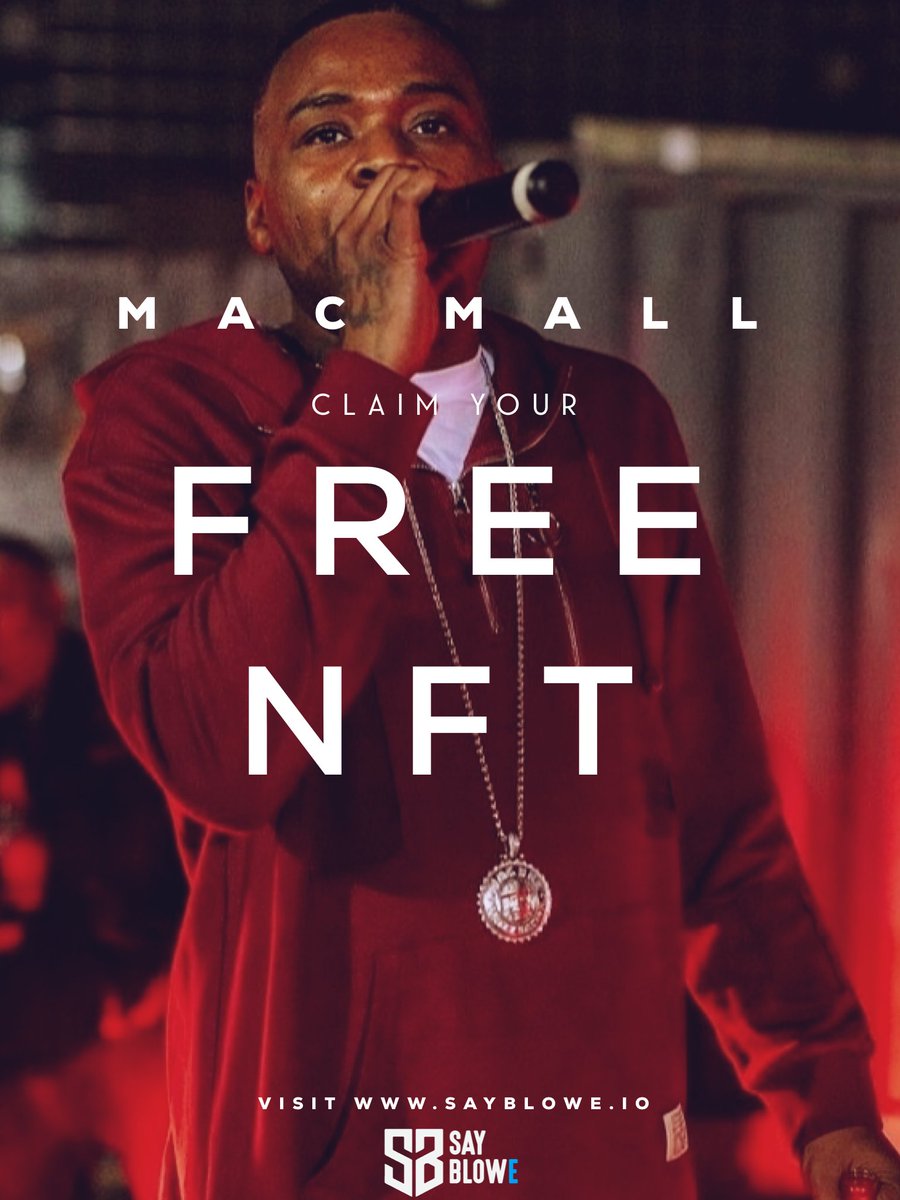 blowe_say's tweet photo. https://t.co/gxtKfvBZrc Drop your wallet. Get the first @TheRealMacMall NFT on us. #MACN #ifitsup #sayBLOWE #NFT #hiphopnews #NFTCommunity https://t.co/ooQUQrmIhS