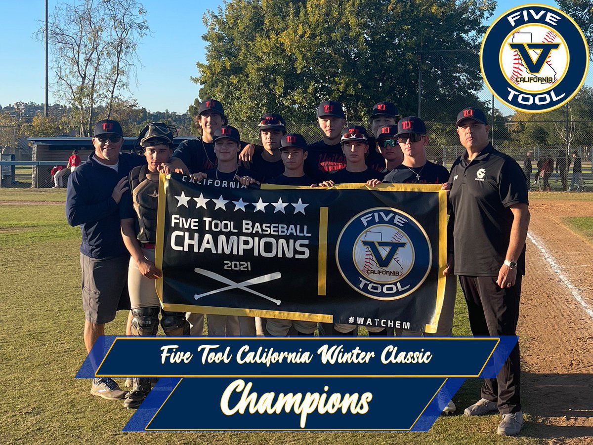 🏆CHAMPIONS🏆

Congrats to North County United on winning the Varsity Division of the <a href="/FiveTool/">Five Tool Baseball</a> California Winter Classic. 

#WatchEm