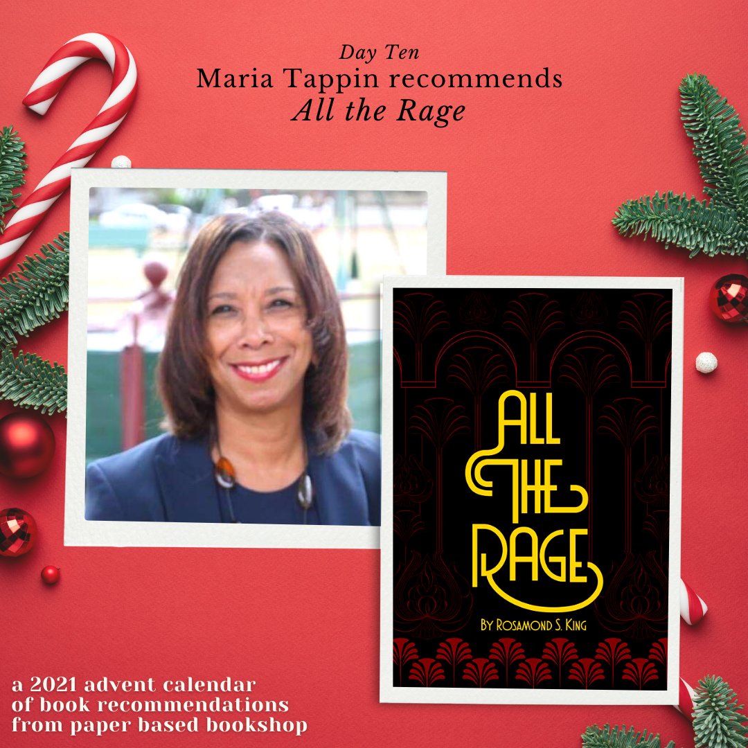 paperbasedbooks's tweet photo. Day 10 of Our 2021 Advent Calendar of Book Recommendations! π
Maria Tappin recommends @RosamondDrKing's All the Rage (@nightboatbooks)!
"Rosamond S. King removes her gloves, straps you in at the table and serves up raw, bloody tales."
Thank you, Maria! π§‘
#PaperBasedAdvent https://t.co/cp4UmIaJyn