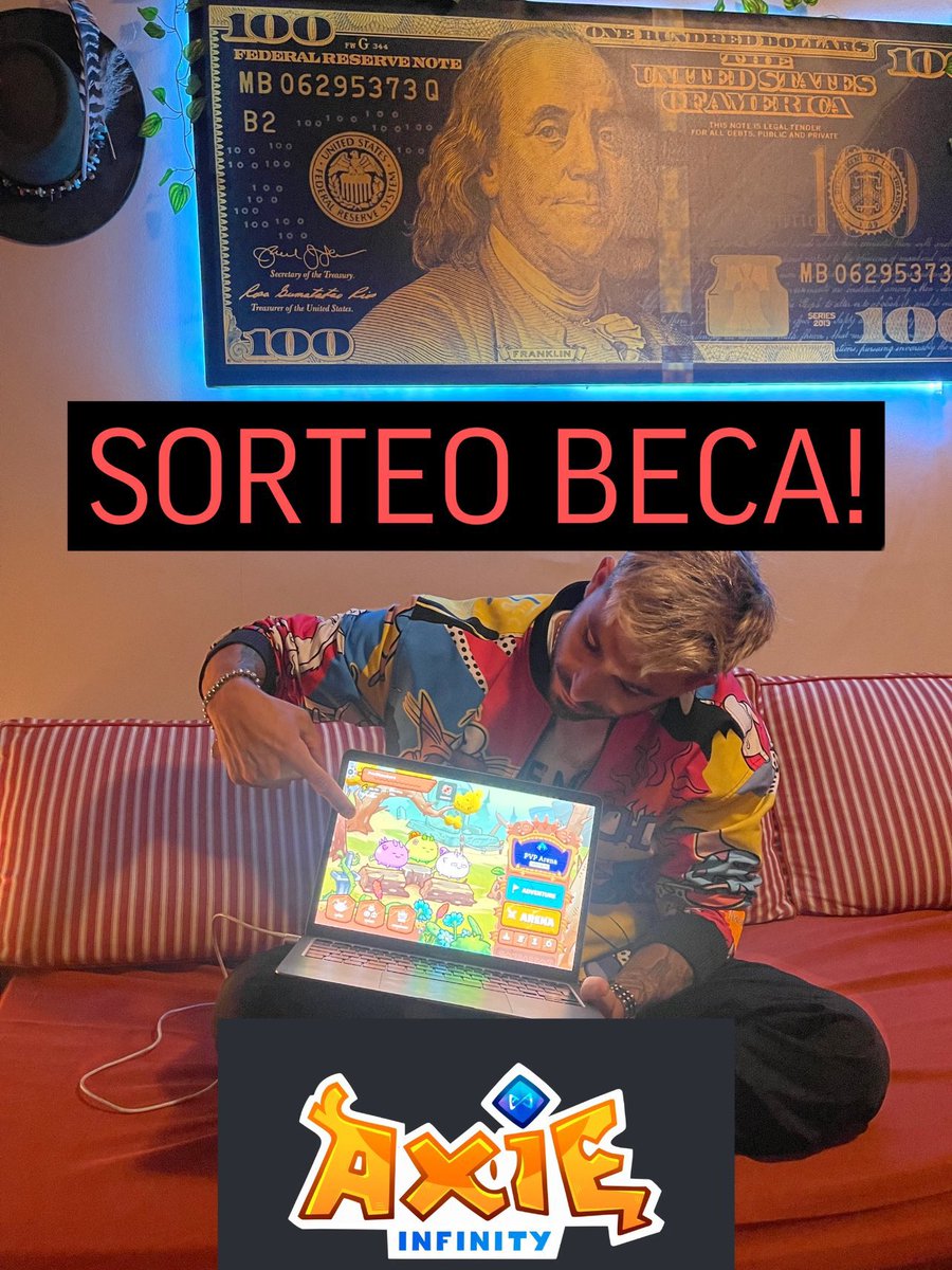 Sahatradingok's tweet photo. SORTEO BECA AXIE INFINITY 🎁
AHORA SI! 🔥
Simples pasos
✅Sígueme en twitter @MSMastertrader
✅Etiqueta a 3 personas, más etiquetas más chances!
✅Retwittear este post!Sorteamos 23/12!
.
#axieinfinityscholarships #AxieInfinity #axieinfinitylatino #AxieInfinitybeca https://t.co/bwmjBLzKE3