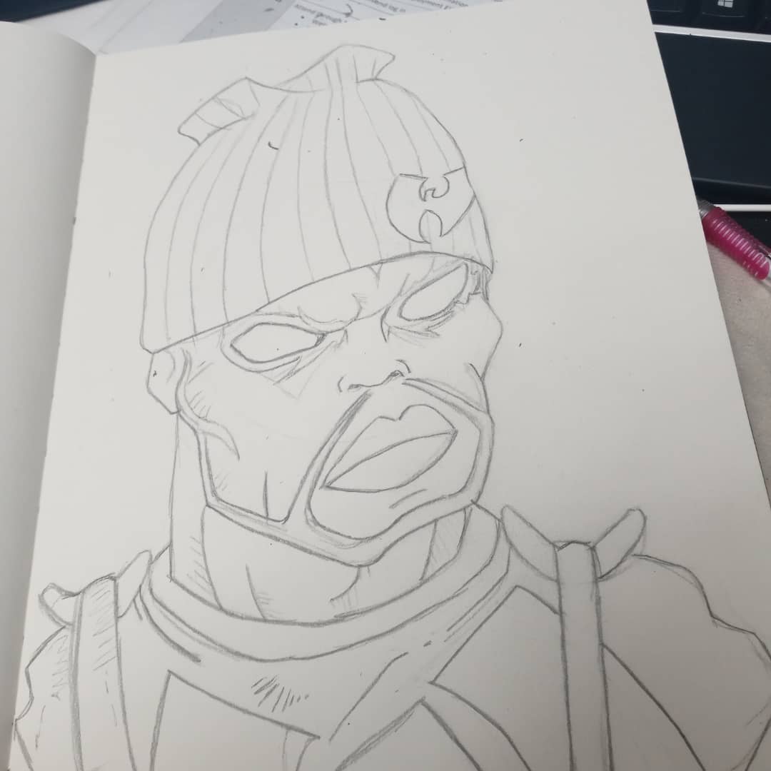 1 pic. For today's #SketchYourFavArtistsADay i did @INSpectahDECKWU https://t.co/MJDS8NeNSM