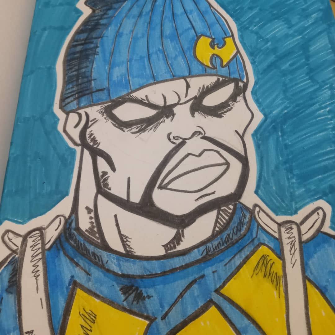 3 pic. For today's #SketchYourFavArtistsADay i did @INSpectahDECKWU https://t.co/MJDS8NeNSM
