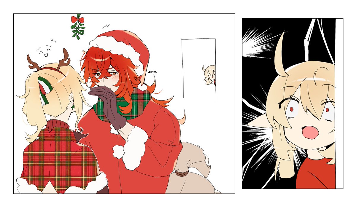 I saw Master Jean kissing Santa Claus!!!???
#GenshinImpact 
