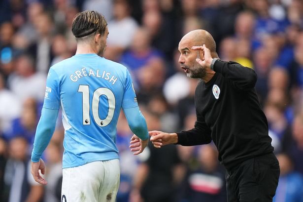 City_Chief's tweet photo. 🗣 | Pep Guardiola when asked if he was concerned about Grealish:

"Jack is a player whose decision making is always really good. In the final third he needs to do it but it will come."

[MEN] https://t.co/t4mzeLuvCM