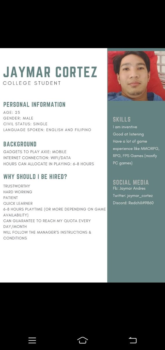 Jaymar Jose Cortez tweet media