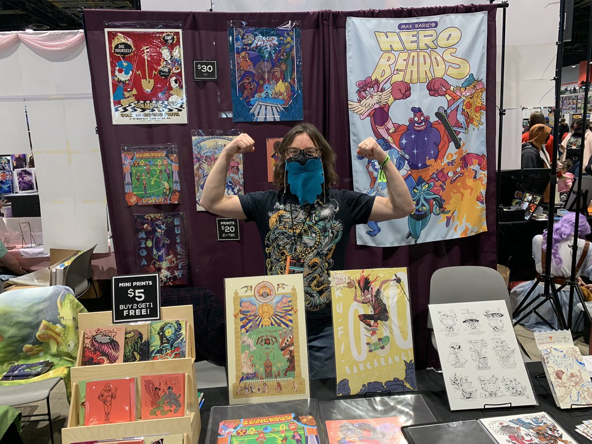 Lots of #KrampusMyStyle artists here! <a href="/jellykoe/">J. Spencer and Kelly</a> <a href="/nerfect/">Mr. Walters?</a> <a href="/HackinTimSeeley/">Tim Seeley NYCC E-07</a> <a href="/MaxBareArt/">Max Bare</a>