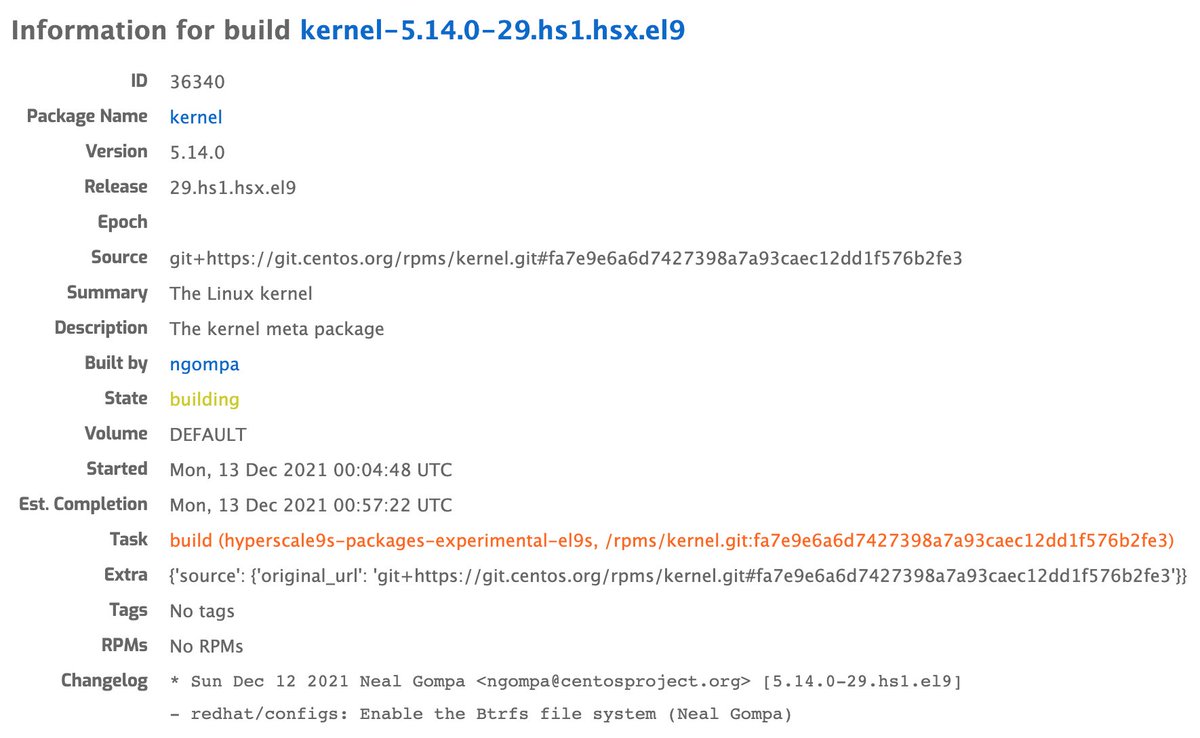 Det_Conan_Kudo's tweet image. It&apos;s just another quiet day in @CentOS hacking on #CentOSStream... Or is it...? #CentOSHyperscale #HyperscaleHype