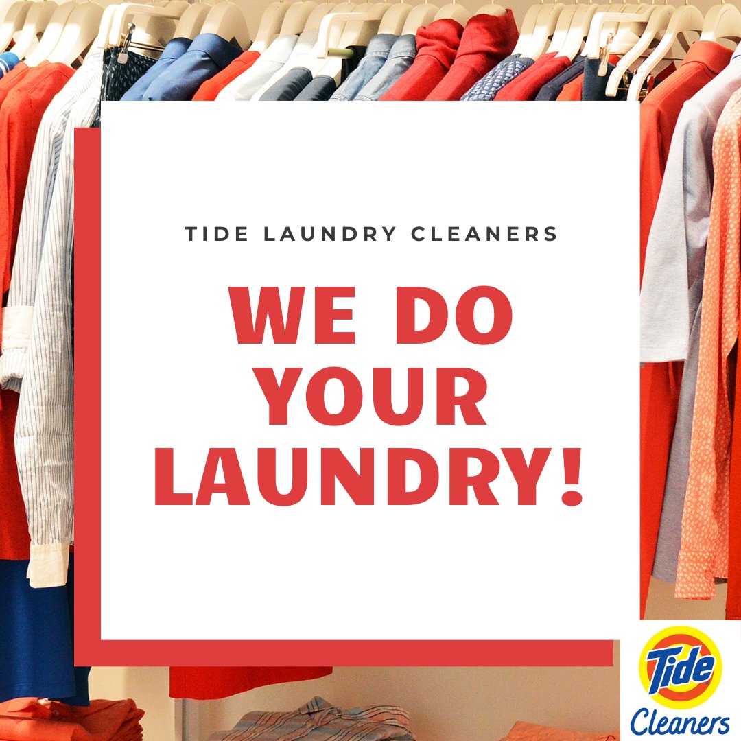 Come to a Tide Cleaner near you, we provide all of your dry cleaning needs! #Bestinthearea #tidecleaners
