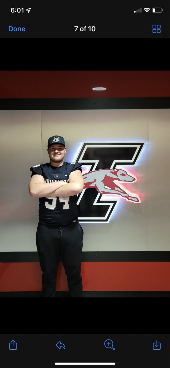 ButtzRyne's tweet photo. After an awesome visit, I am blessed to receive and offer from @UIndyFB! Big thanks to @CoachBWilson for having me over! https://t.co/goVG1MO33U