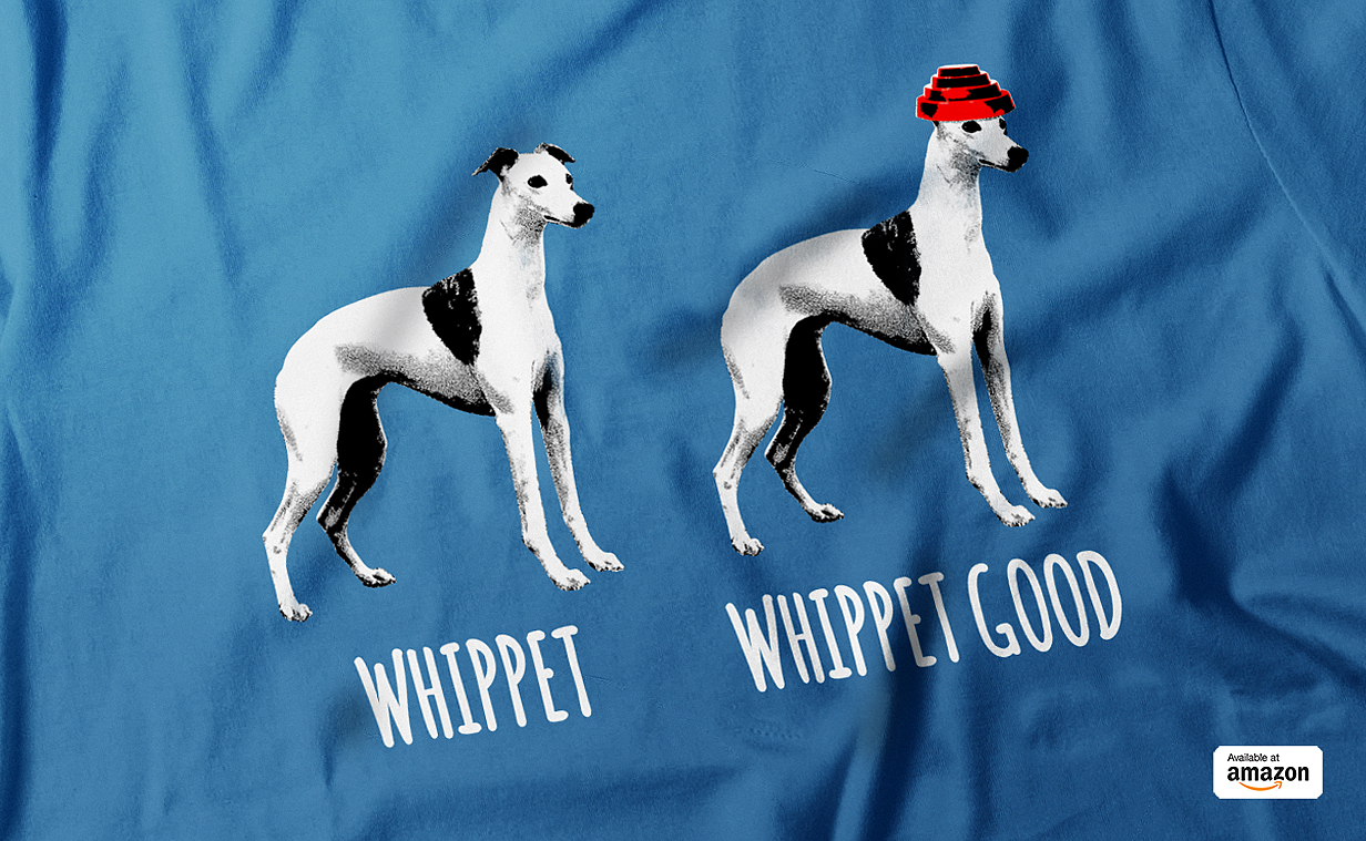 Whippet dog t shirts top