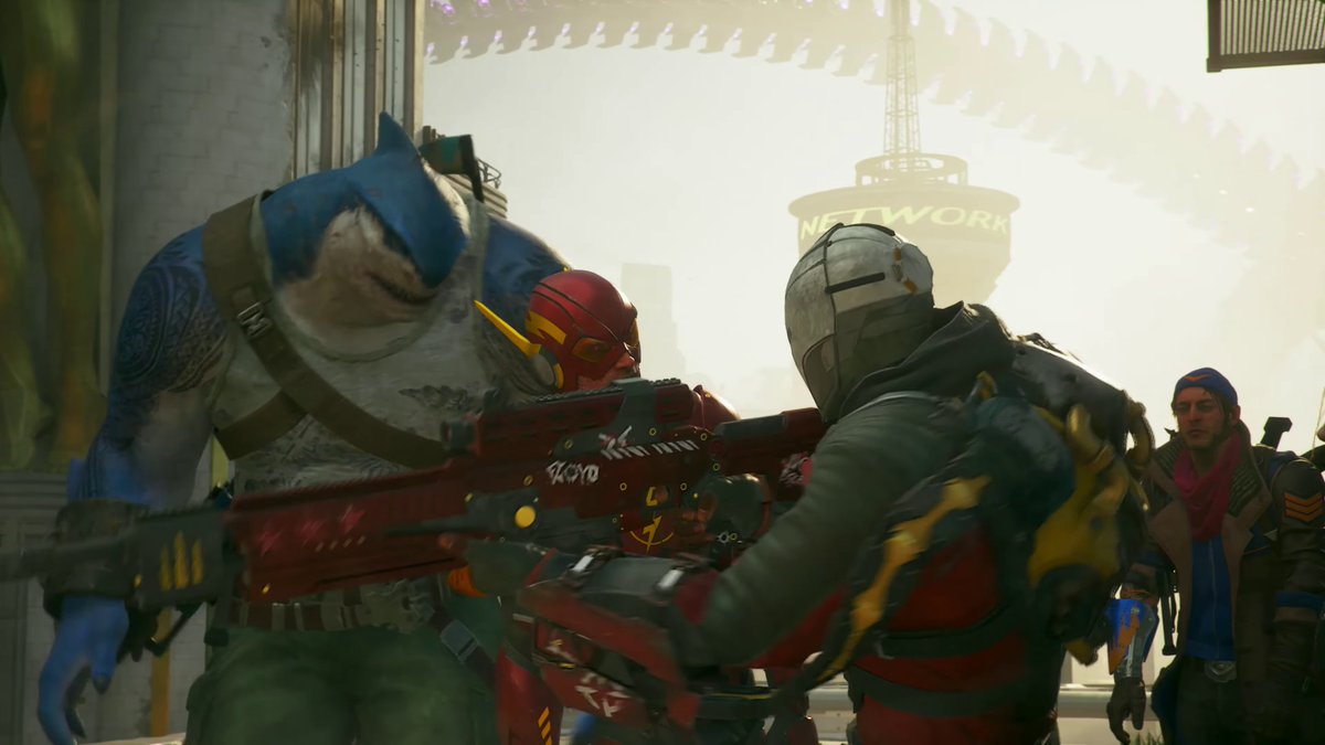 GameStation90's tweet photo. The Flash Vs The Task Force

#dccomics #TheFlash #kingshark  #DeadShot #HarleyQuinn  #SuicideSquadGame https://t.co/0h5JhS8wUY