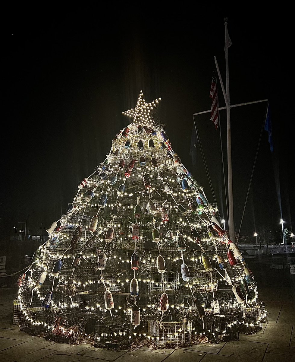 🎄Milford's first Holiday Buoy Tree 🎄