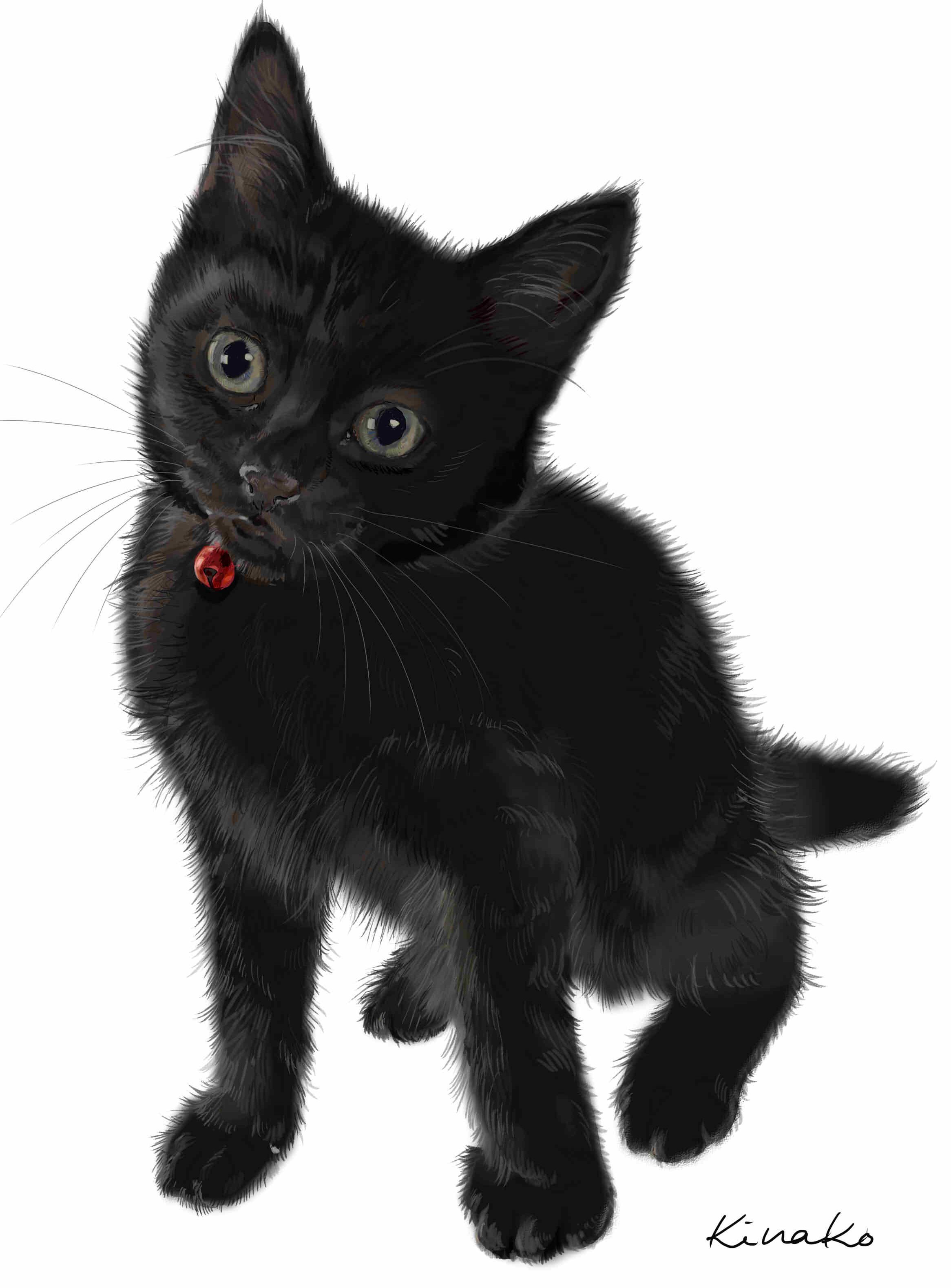きなこ 猫の絵を描いています 先日描いた 黒みつちゃん 背景なしもすっきりしていいかなぁと載せてみました 2枚を組み合わせて 便箋作ったらどうかな 繰り返し並べてみようかな アイディア広がります 猫絵 Cat Drawing 猫イラスト