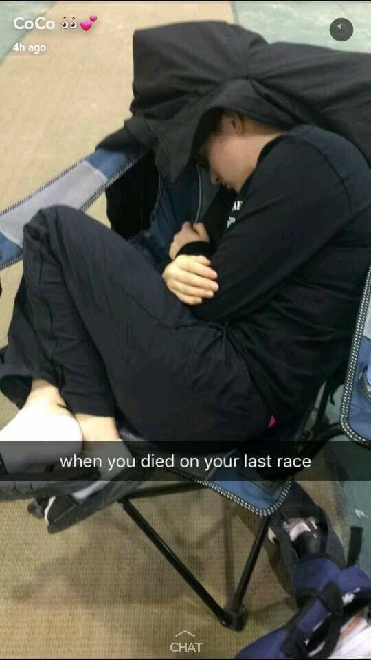 TeamRunner4Life's tweet photo. “What do you do at a track meet?”

Runners: https://t.co/SJr9OK6pGx