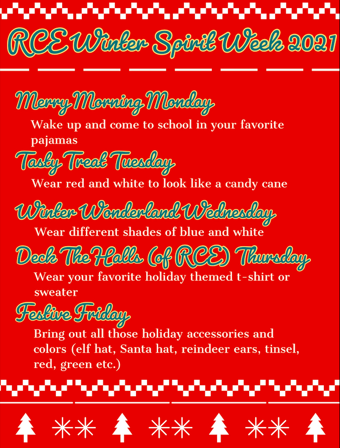 RCESLex1's tweet photo. It's winter spirit week at RCE! https://t.co/QGqkxUnDDN