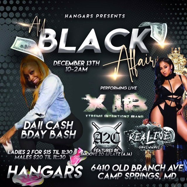 XIBDaSweizyGang's tweet photo. ‼️ TOMORROW ‼️
♠️ALL BLACK AFFAIR ♠️
COME OUT AND PARTY W/ XIB | @A2CBAND | Real Live Band‼️ @ HANGARS | Dec 13 | 9pm - 2am
 • 2 FULL SETS OF CLASSICS AND CRANK •
Ladies 2 for $15 B4 1130
Gents $20 B4 1130 https://t.co/TWrEnQt64u