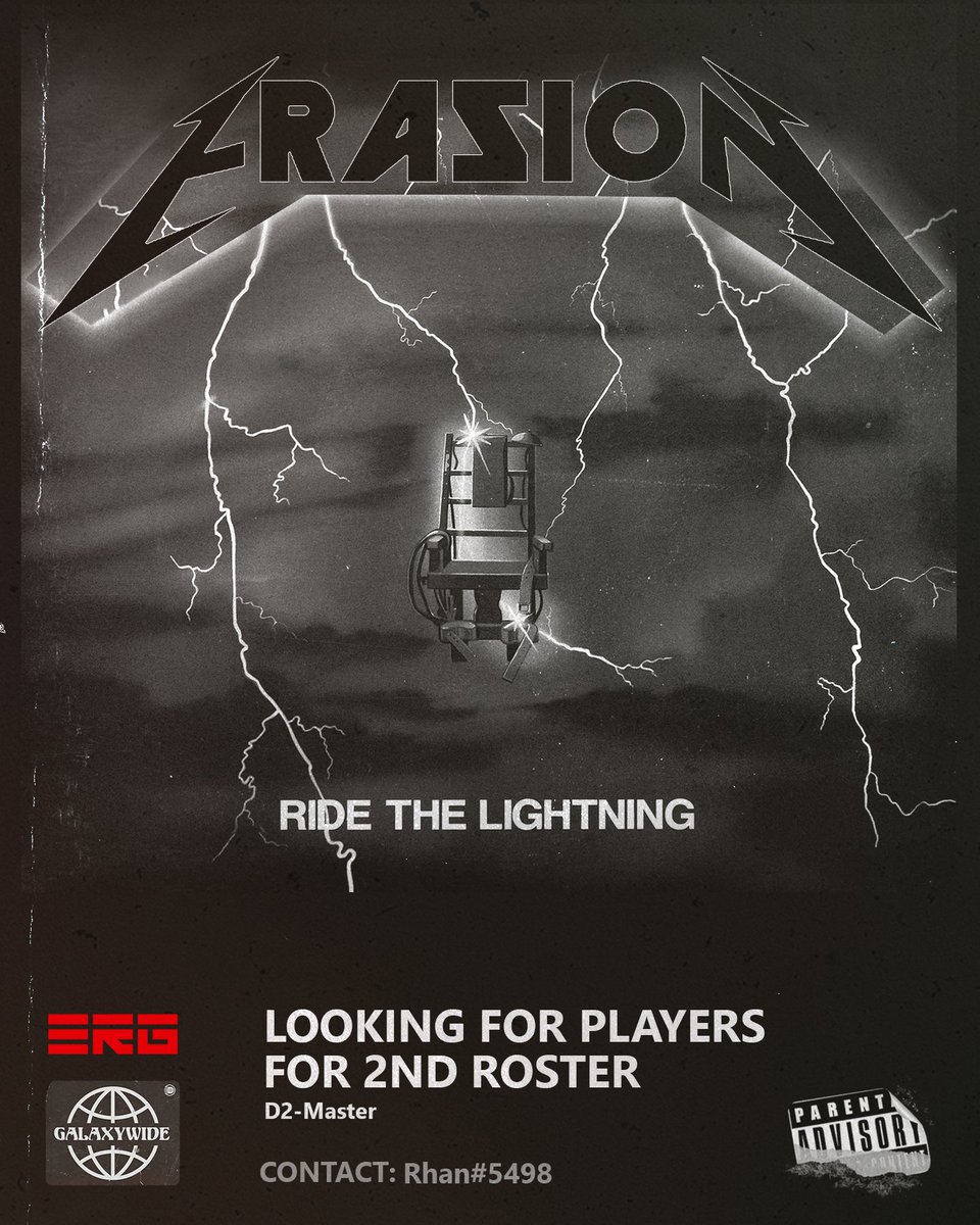 Erasion is looking for players to build a roster. Every spot is open. Attitude matters the most!

Contact discord: Rhan#5498