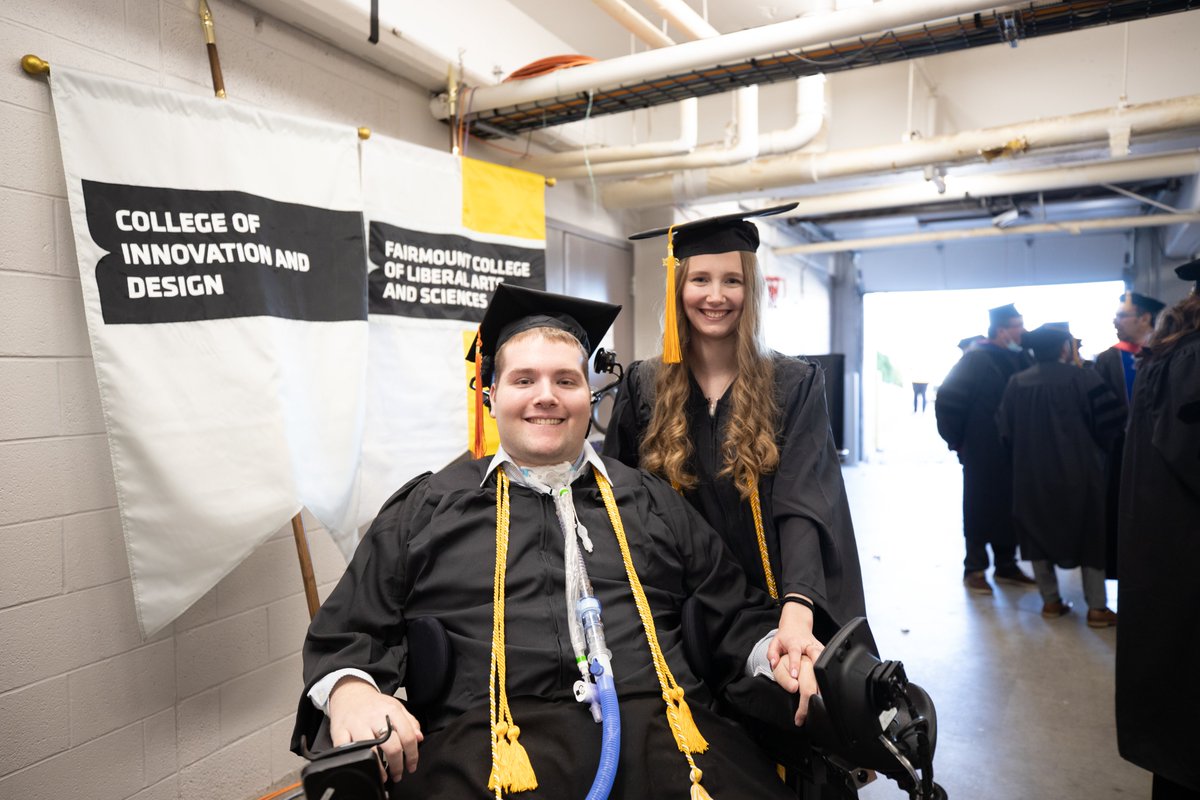 WichitaState's tweet photo. Congratulations to all of our #ShockerGrads. ��� It has been our pleasure to have had you in the classroom, community and online. 🌾 WSU wishes you the best of luck in all of your future endeavors. You make us #ShockerProud. 💛 #ShockerGrad #WichitaState #ShockerNation https://t.co/nNgTichd8i