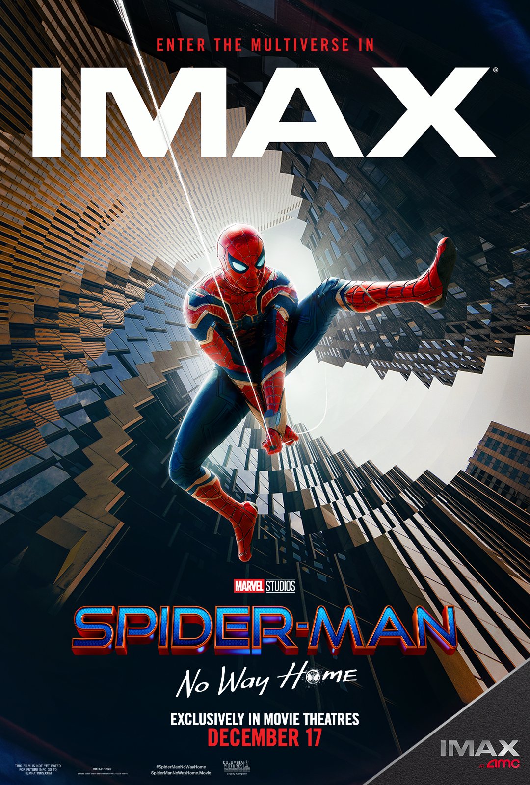 Tenslotte Accountant het ergste AMC Theatres on Twitter: "We searched throughout the multiverse to bring  you this @IMAX exclusive art featuring your favorite web slinger!  Experience 26% more picture for the entirety of #SpiderManNoWayHome in #IMAX